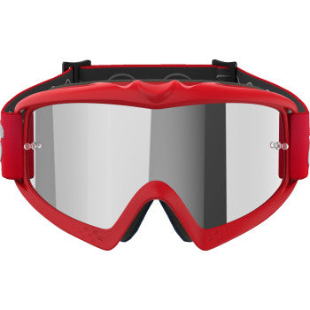 ALPINESTARS GOGGLES Youth Vision Goggle - Blaze - Red - Silver Mirror 5140425-3094 - Goggles