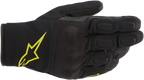 ALPINESTARS S-MAX Drystar® Gloves - Black/Fluo Yellow - Small 3527620-155-S