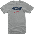 ALPINESTARS Angle Combo T-Shirt - Heather Gray - 2XL 11197200010262X