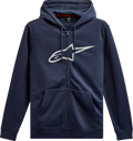 ALPINESTARS Ageless 2 Zip Hoodie - Navy/Gray - 2XL 10385305270112X
