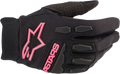 ALPINESTARS Women Stella Full Bore Gloves - Black/Fluo Pink - Medium 3583622-1390-M