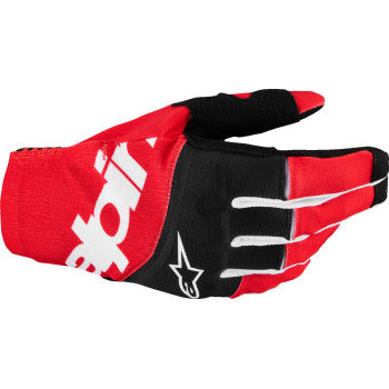ALPINESTARS Techstar MX Gloves - Black/Bright Red - 2XL 3560125-1303-2XL - Gloves