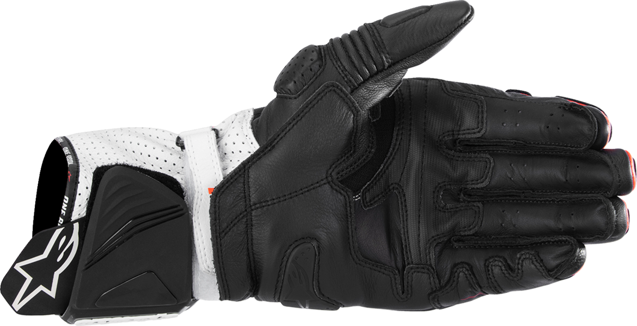 ALPINESTARS GP Pro R4 Gloves - Black/Fluo Red/White - Medium 3556724-1321-M - Gloves