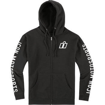 ICON Clasicon™ Zip Hoodie - Black - 3XL 3050-7464