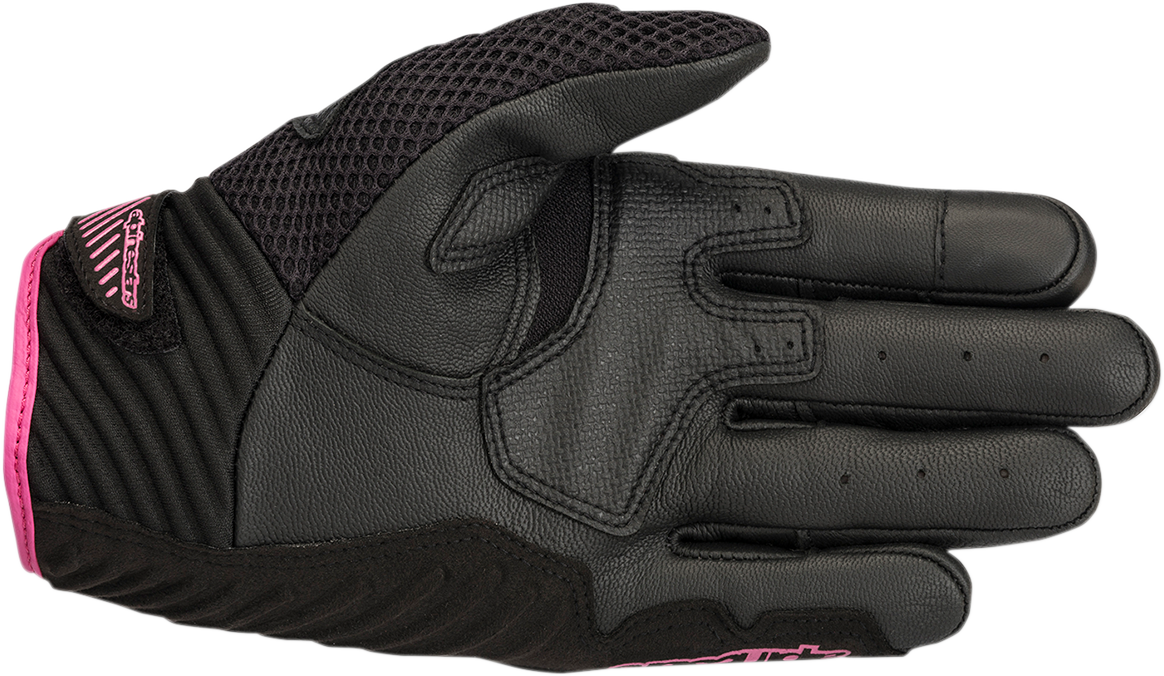 ALPINESTARS Women Stella SMX-1 Air V2 Gloves - Black/Fuchsia - Small 3590518-1039-S - Gloves