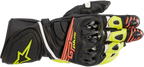 ALPINESTARS GP Plus R v2 Gloves - Black/Fluo Yellow/Fluo Red - 3XL 3556520-1538-3X