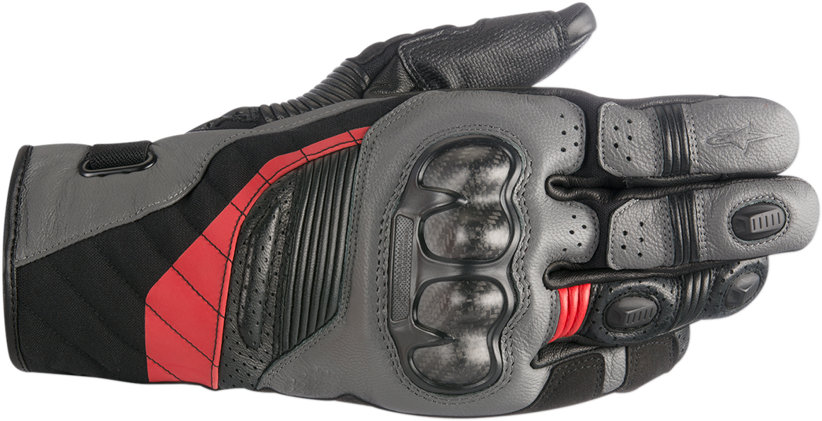 ALPINESTARS Belize Drystar® Gloves - Black/Anthracite/Red - Large 3526718-1036-L - Gloves