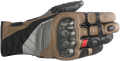 ALPINESTARS Belize Drystar® Gloves - Black/Tobacco Brown/Red - Small 3526718-1813-S