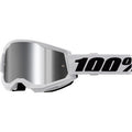 100%  Strata 2 Junior Goggle - White - Silver Mirror 50032-00013