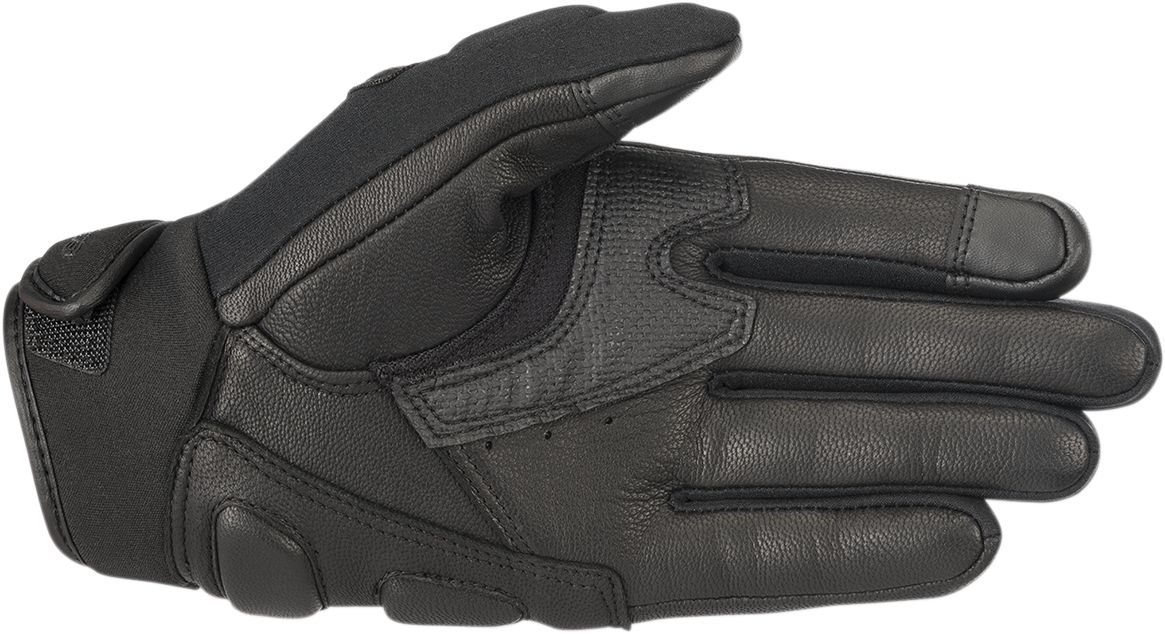 ALPINESTARS Faster Gloves - Black/Black - 2XL 3567618-1100-2X - Gloves