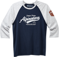 ALPINESTARS Script T-Shirt - Heather Gray/Navy - Medium 1230715051171M