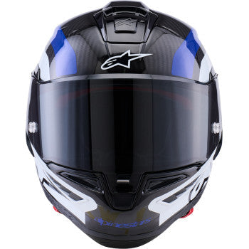 ALPINESTARS Supretech R10 Helmet - 22.06 - Arius - Gloss Black/White/Blue - 2XL 8203926-1647-2XL - Helmets