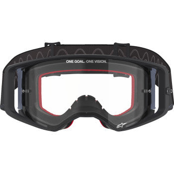 ALPINESTARS GOGGLES Supertech Goggle - Corp - Black/Gray - Clear 5100125-1507 - Goggles