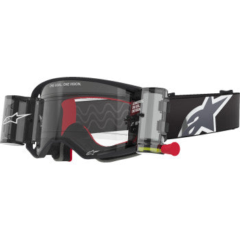 ALPINESTARS Supertech Roll-Off Goggle - Corp - Black/Gray - Clear GOGGLES 5100425-1518 - Goggles