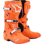 ALPINESTARS Tech 10 Supervented Boots - Fluorescent Orange/Black/White - US 9 / EU 43 2010520-4512-9