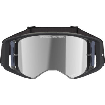 ALPINESTARS GOGGLES Supertech Goggle - Corp - Black/Gray - ABS Vision - Silver Mirror 5100325-1513 - Goggles