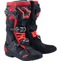 ALPINESTARS Tech 10 Boots - Black/Red - US 7 / EU 40.5 2010020-13-7