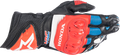 ALPINESTARS Honda GP Pro R3 Gloves - Black/Bright Red/Blue - 2XL 3556223-1317-2X - Gloves
