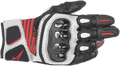 ALPINESTARS SPX AC V2 Gloves - Black/White/Fluo Red - 2XL 3567319-1231XXL - Gloves