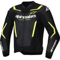 ALPINESTARS Jacket Lthr Gp Force Air Flo Blk/Yl Fl 58 3100326-155-58