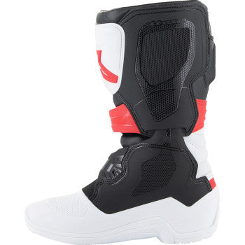 ALPINESTARS Youth Tech3S Boots - White/Black/Red - US 5 2014024-2030-5