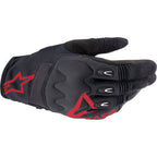 ALPINESTARS Techdura Gloves - Fire Red/Black - Small 3564524-3131-S - Gloves