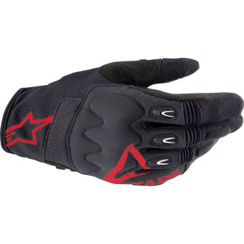 ALPINESTARS Techdura Gloves - Fire Red/Black - Small 3564524-3131-S - Gloves