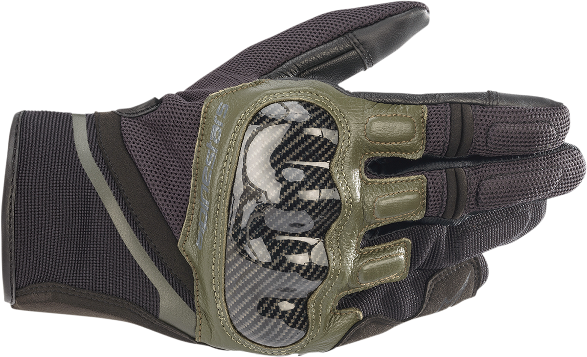 ALPINESTARS Chrome Gloves - Black/Forest - Medium 3568721-1681-M - Gloves
