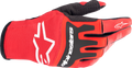 ALPINESTARS Techstar Gloves - Warm Red/Black - Large 3561023-3110-L