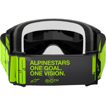 ALPINESTARS GOGGLES Vision 5 Goggle - Hollow - Charcoal/Yellow Fluo - Silver Mirror 5102225-1470 - Goggles