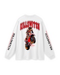 MARC MARQUEZ WHEELIE MM93 OVERSIZED LONG SLEEVE WHITE SHIRT