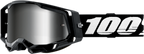 100% Racecraft 2 Goggles - Black - Silver Mirror 50010-00001
