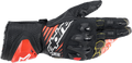 ALPINESTARS GP Tech v2 Gloves - Black/White/Fluo Red - Large 3556622-1231-L