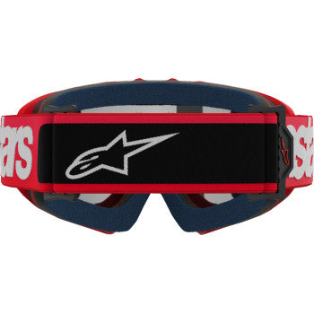 ALPINESTARS GOGGLES Youth Vision Goggle - Blaze - Red - Silver Mirror 5140425-3094 - Goggles