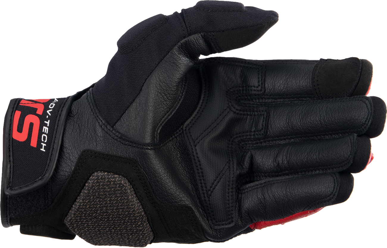 ALPINESTARS Halo Gloves - Black/White/Bright Red - XL 3504822-1304-XL - Gloves