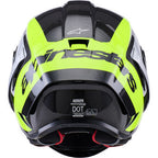 ALPINESTARS  Supertech R10 Helmet - 22.06 - Arius - Gloss Black/Silver/Yellow Fluo - XL 8203926-1699-XL