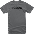 ALPINESTARS Ride 3.0 T-Shirt - Charcoal/Black - Large 1232-722001810L