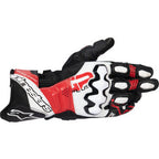 ALPINESTARS GP Plus R V3 Leather Gloves - Black/White/Bright Red - 2XL 3550825-1304-2X - Gloves