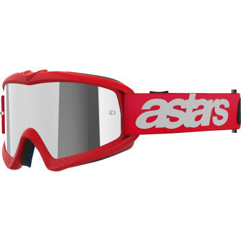 ALPINESTARS GOGGLES Youth Vision Goggle - Blaze - Red - Silver Mirror 5140425-3094 - Goggles
