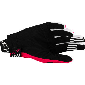 ALPINESTARS Techstar MX Gloves - Black/Fluo Pink - 2XL 3560125-1390-2XL - Gloves
