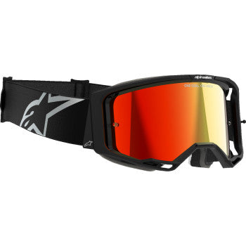 ALPINESTARS GOGGLES Vision 8 Goggle - Corp - Black - Red Mirror 5101625-1446 - Goggles