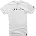 ALPINESTARS Wordmark T-Shirt - White/Black - XL 1036720152010XL