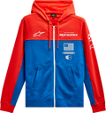 ALPINESTARS H Block Hoodie - Warm Red/Bright Blue - XL 1213510703171XL