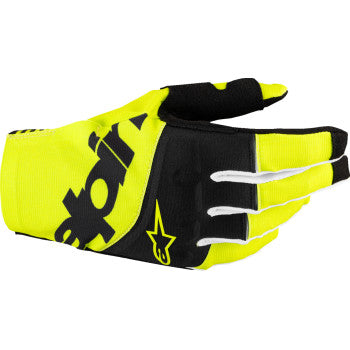 ALPINESTARS Techstar MX Gloves - Black/Fluo Yellow - Small 3560125-155-S - Gloves