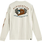 ALPINESTARS Full Face Long-Sleeve T-Shirt - Off White - Large 123371200204L