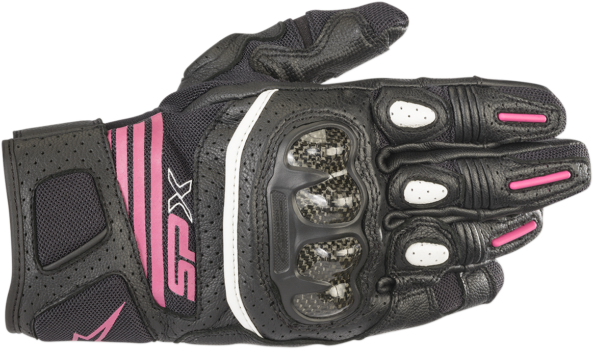 IN STOCK ALPINESTARS Women Stella SPX AC V2 Gloves - Black/Fuchsia - Large 3517319-1039-L - Gloves