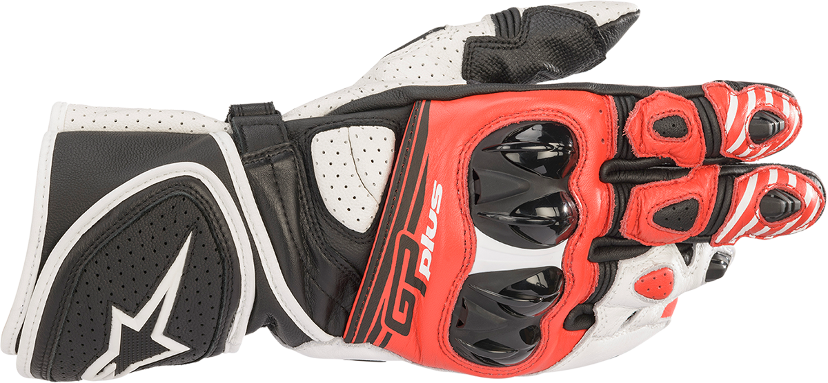 ALPINESTARS GP Plus R v2 Gloves - Black/White/Red -3XL 3556520-1304-3X - Gloves