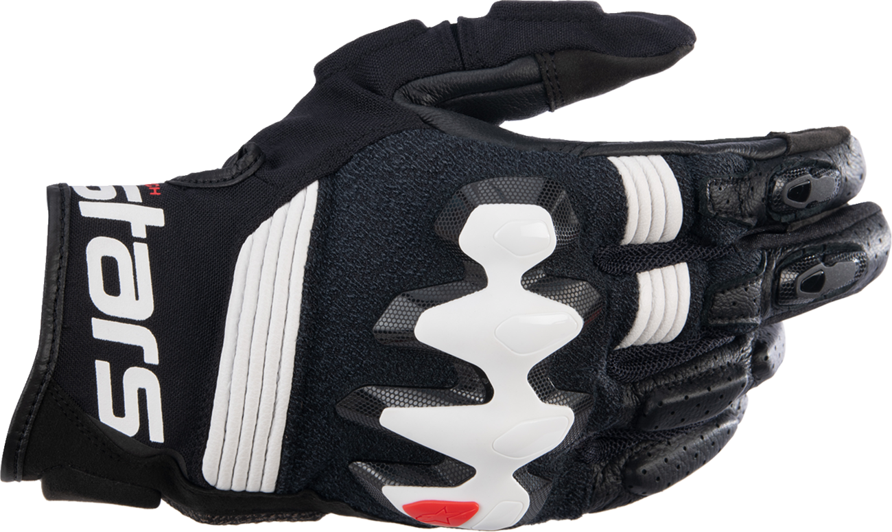 ALPINESTARS Halo Gloves - Black/White - Large 3504822-12-L - Gloves