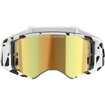 ALPINESTARS GOGGLES Supertech Goggle - Corp - White/Gold - ABS Vision - Gold Mirror 5100325-2044 - Goggles