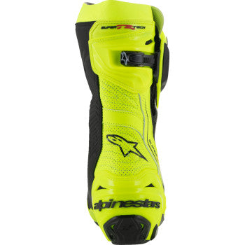 ALPINESTARS Supertech R Vented Boots - Fluorescent Yellow/Black - US 12 / EU 47 2220121-551-47